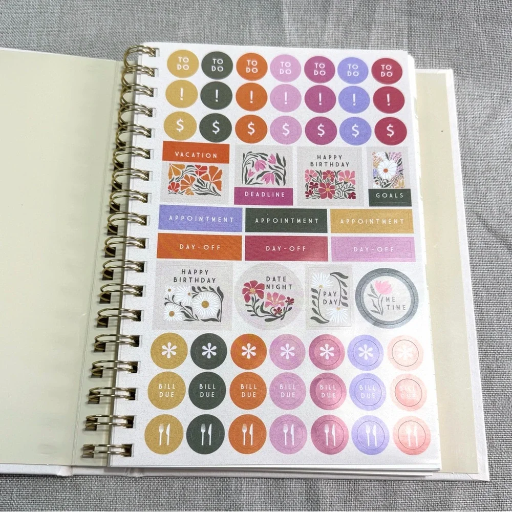 WILDFLOWERS UNDATED PLANNER